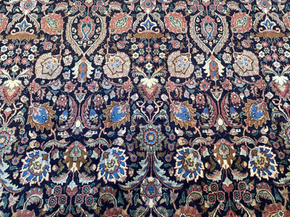 Superfine Hand-Knotted Persian Bidjar Tekkab Carpet