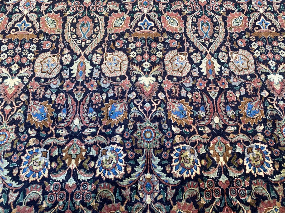 Superfine Hand-Knotted Persian Bidjar Tekkab Carpet