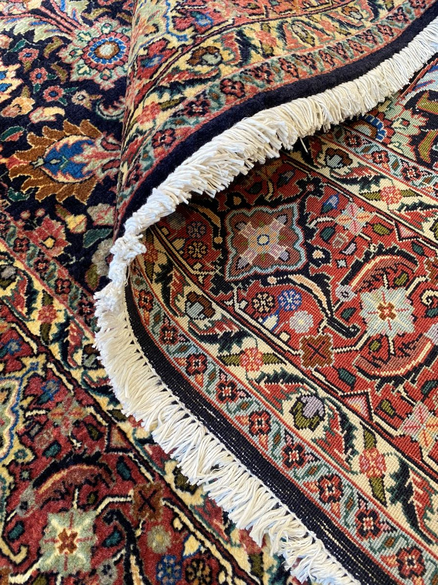 Superfine Hand-Knotted Persian Bidjar Tekkab Carpet