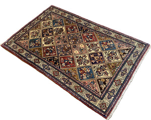 Fine Hand-Knotted Persian Qum Rug