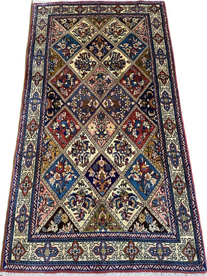 Fine Hand-Knotted Persian Qum Rug