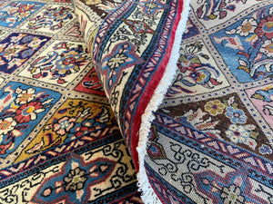 Fine Hand-Knotted Persian Qum Rug