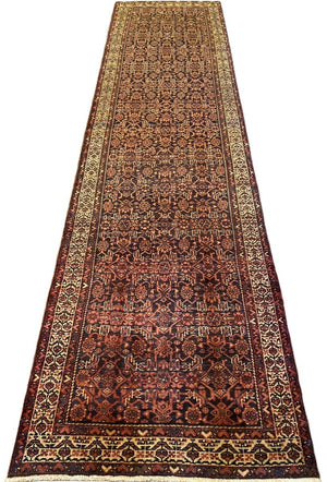 Handmade Persian Hossainabad Runner