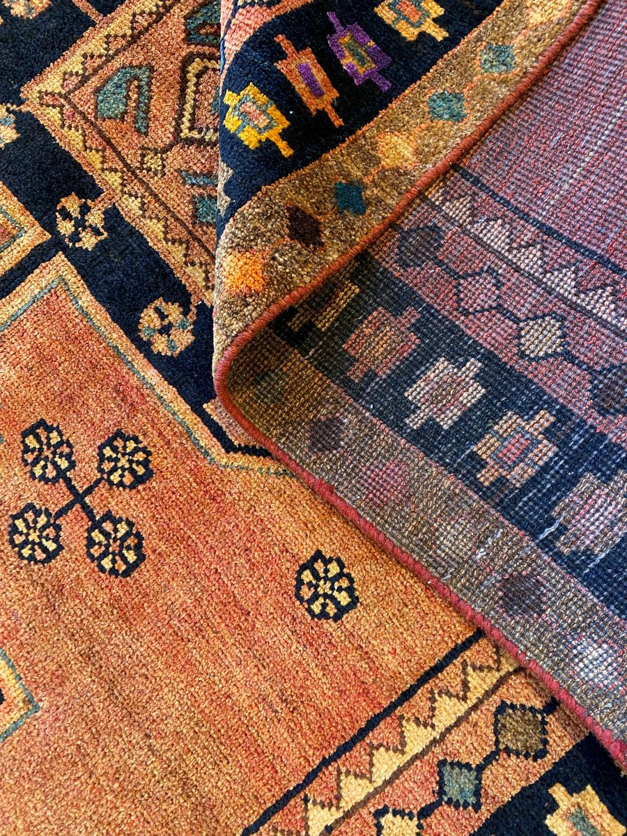 Hand-Knotted Tribal Persian Luri Rug