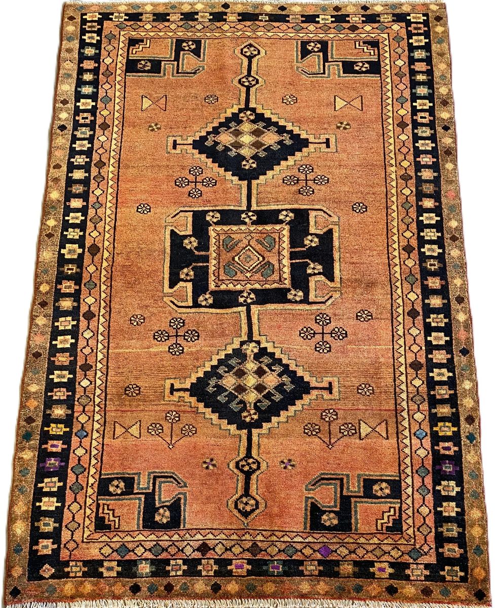 Hand-Knotted Tribal Persian Luri Rug