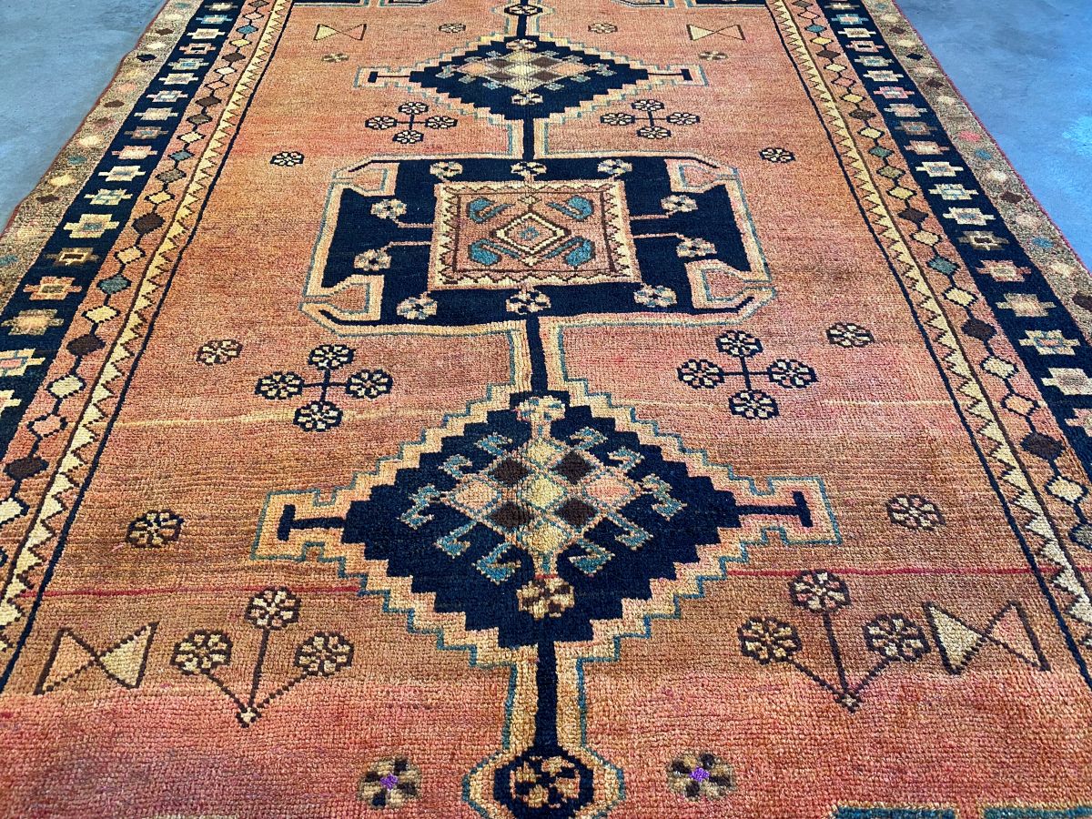 Hand-Knotted Tribal Persian Luri Rug