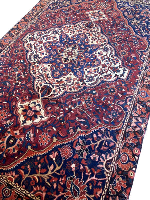 Hand-Knotted Tribal Persian Bakhtiar Carpet