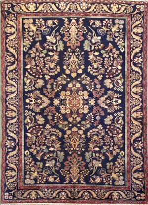 Hand-Knotted Tribal Persian Bakhtiar Armanibaft Carpet