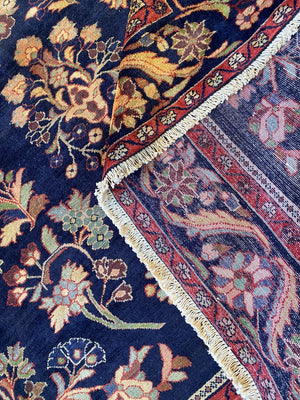 Hand-Knotted Tribal Persian Bakhtiar Armanibaft Carpet