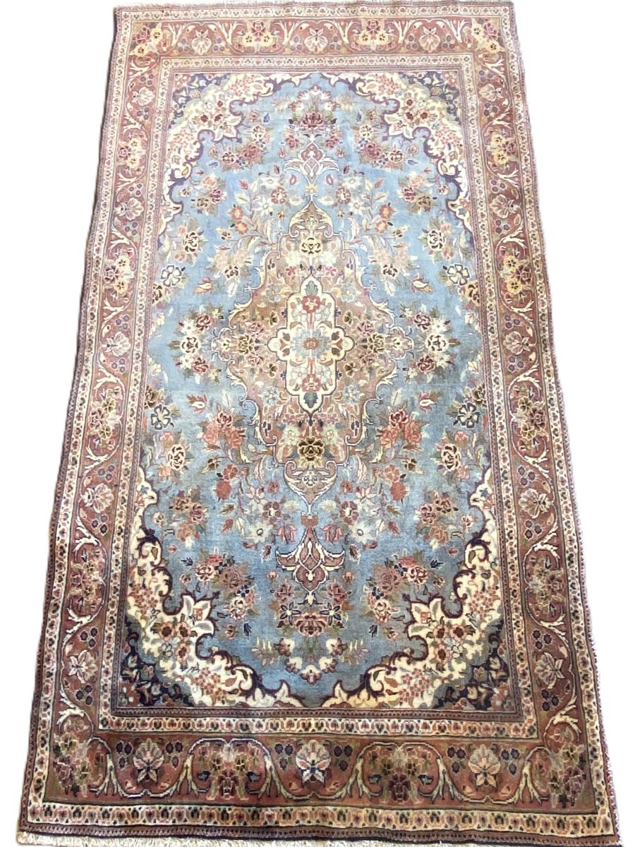 Hand-Knotted Persian Tehran Rug