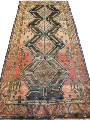 Handmade Tribal Persian Zagheh Rug