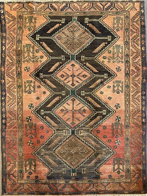 Handmade Tribal Persian Zagheh Rug