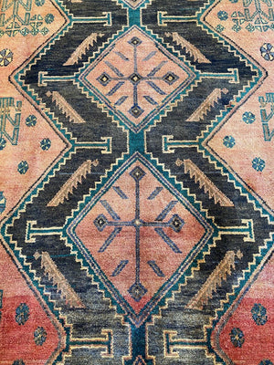 Handmade Tribal Persian Zagheh Rug