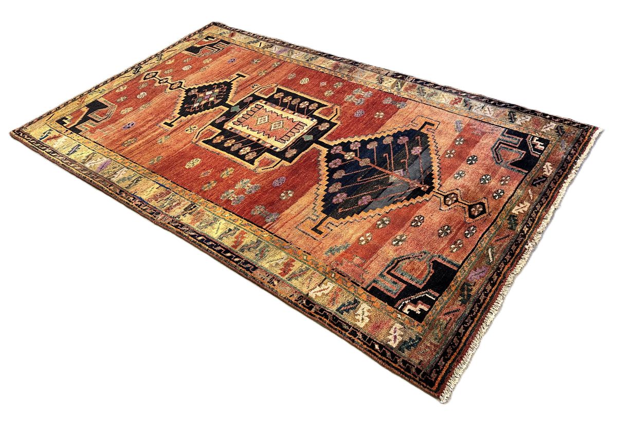 Hand-Knotted Tribal Persian Kohi Rug