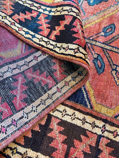 Hand-Knotted Tribal Persian Khorramabad Rug