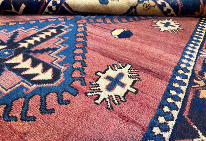 Hand-Knotted Tribal Persian Tajabad Rug