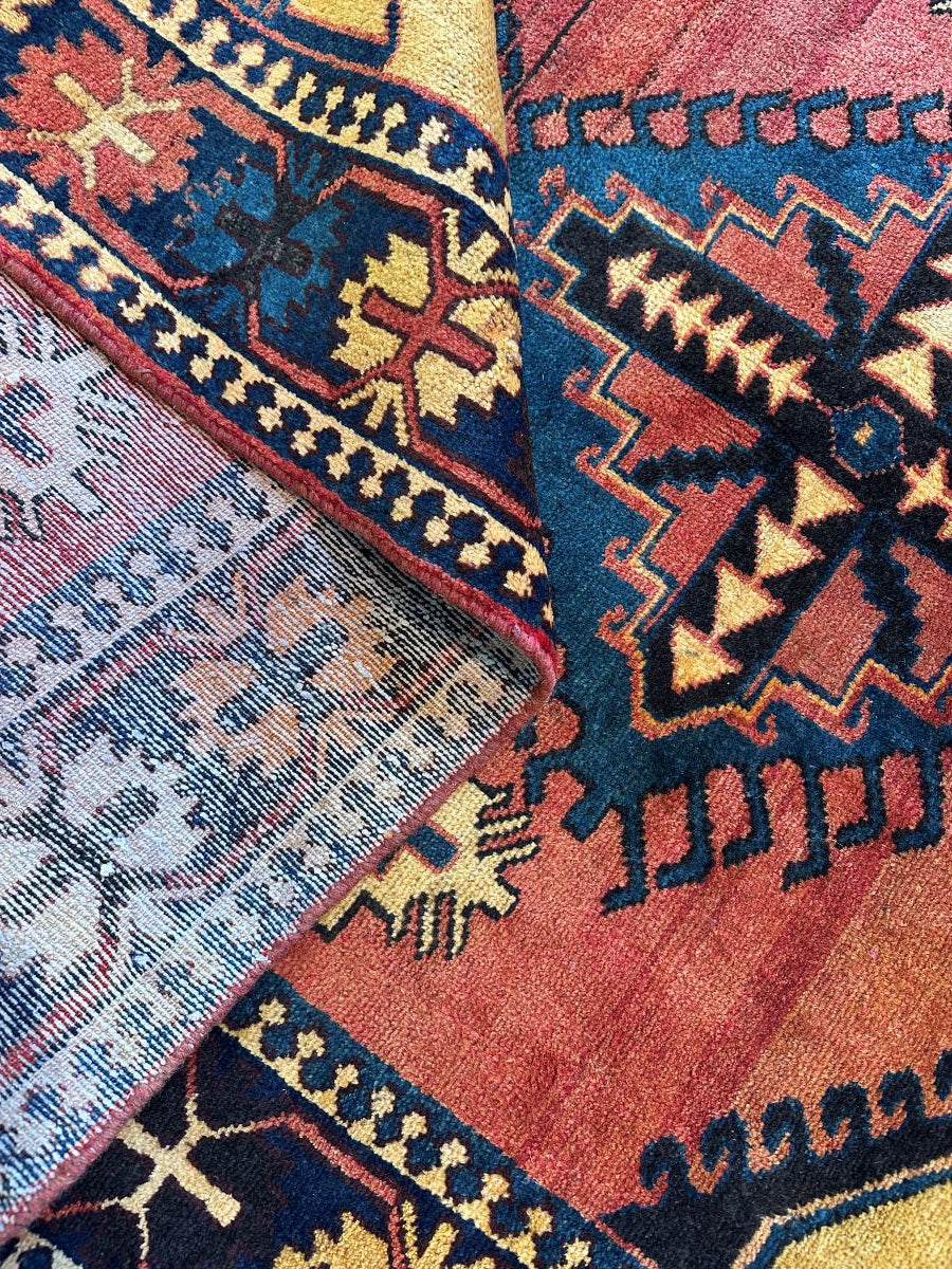 Hand-Knotted Tribal Persian Tajabad Rug