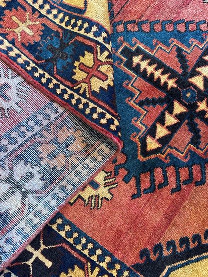 Hand-Knotted Tribal Persian Tajabad Rug