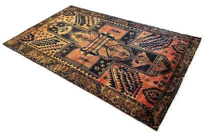 Hand-Knotted Tribal Persian Luri Rug
