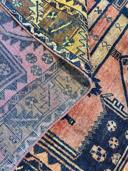 Hand-Knotted Tribal Persian Luri Rug