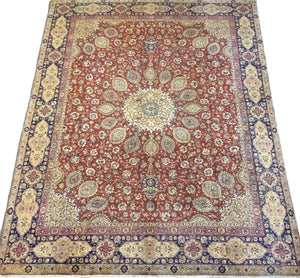 Circa 1970s Persian Tabriz Sheikh Safi Carpet