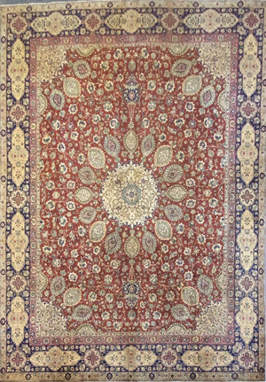 Circa 1970s Persian Tabriz Sheikh Safi Carpet