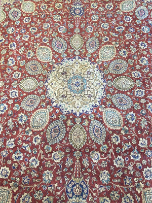 Circa 1970s Persian Tabriz Sheikh Safi Carpet