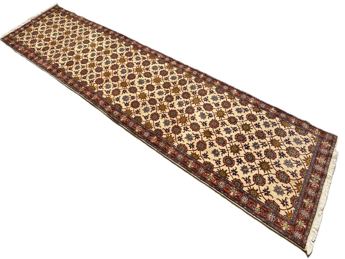 Hand-Knotted Persian Varamin Runner