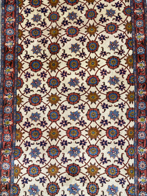 Handmade Persian Varamin Runner