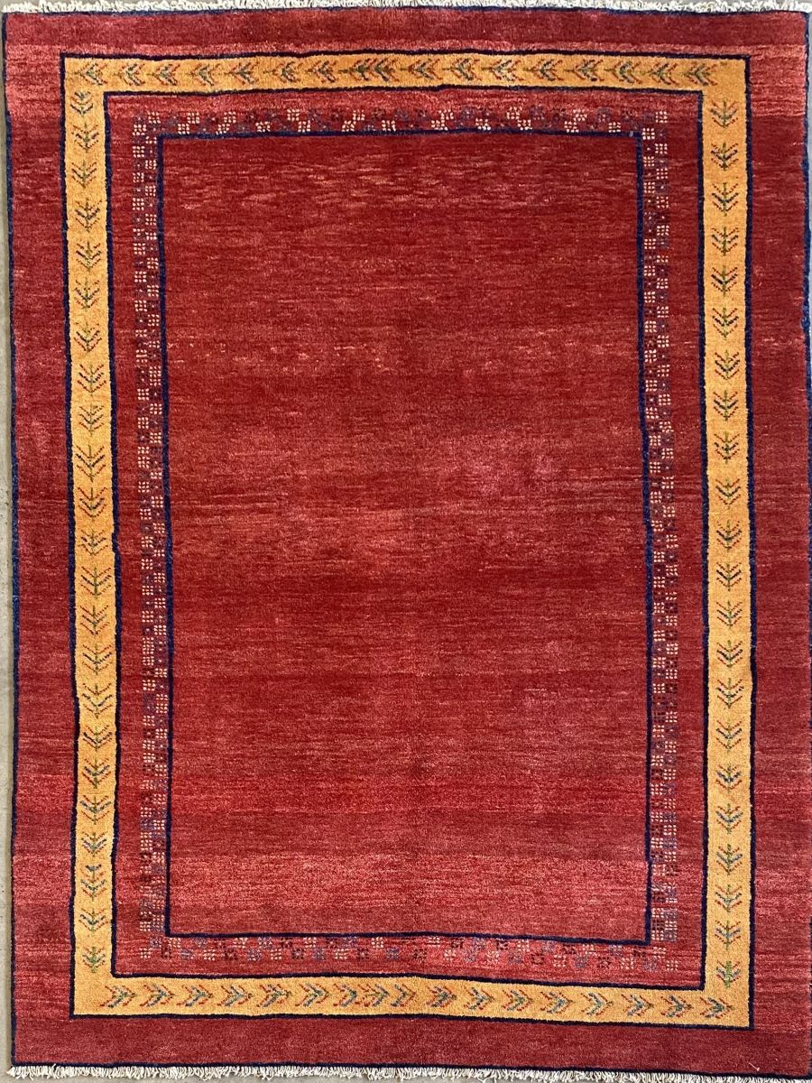 Hand-Woven Tribal Persian Gabbeh Rug