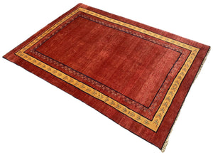 Hand-Woven Tribal Persian Gabbeh Rug