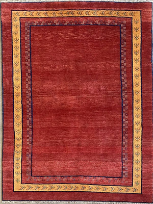 Hand-Woven Tribal Persian Gabbeh Rug