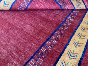 Hand-Woven Tribal Persian Gabbeh Rug