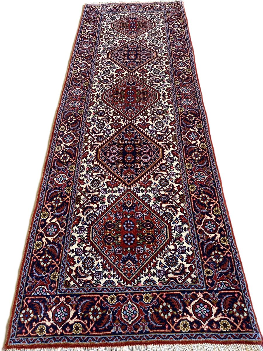 Fine Hand-Knotted Tribal Persian Bidjar Hall Runner