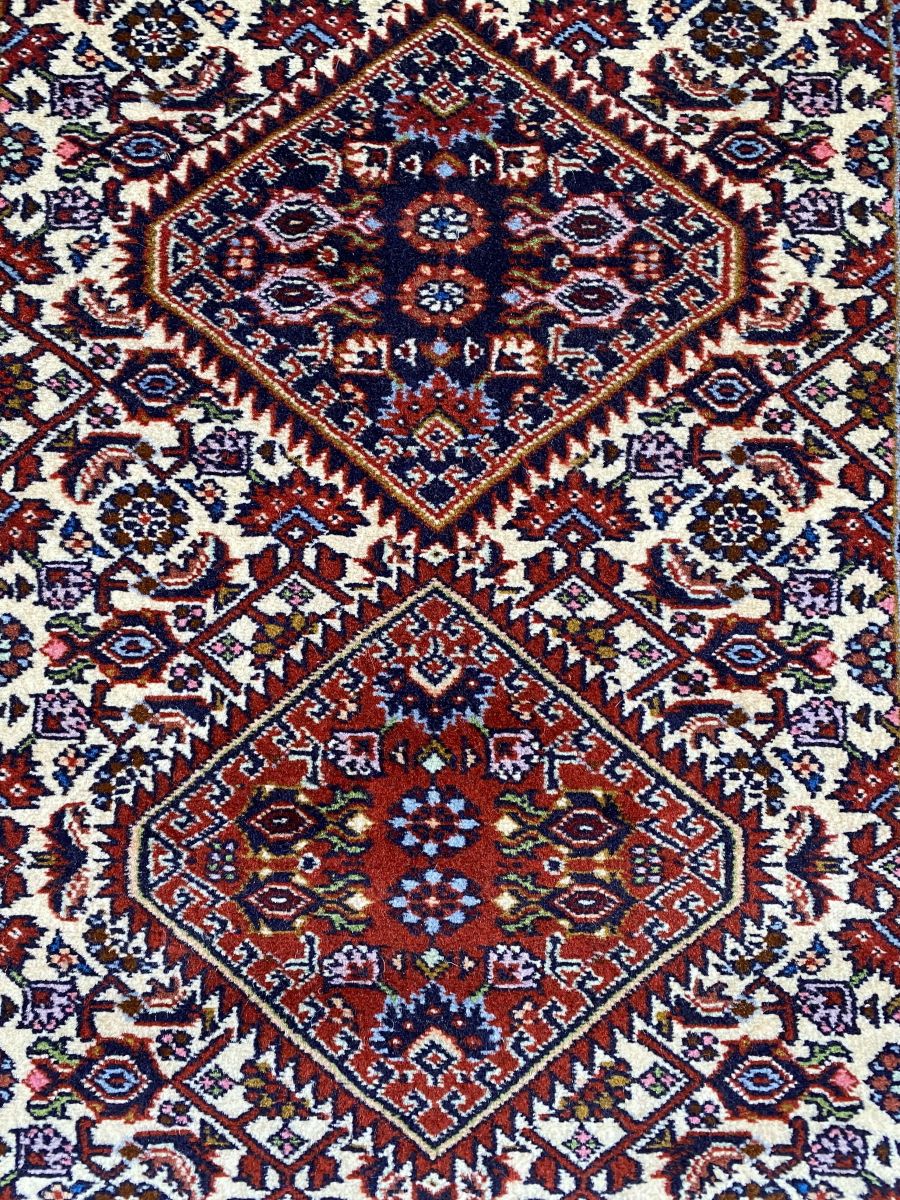 Fine Hand-Knotted Tribal Persian Bidjar Hall Runner