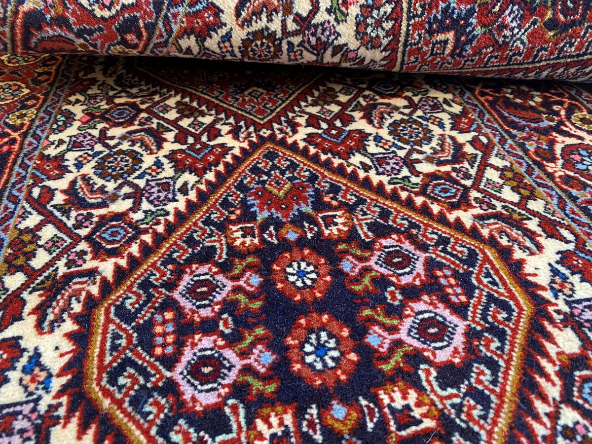 Fine Hand-Knotted Tribal Persian Bidjar Hall Runner