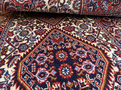 Fine Hand-Knotted Tribal Persian Bidjar Hall Runner