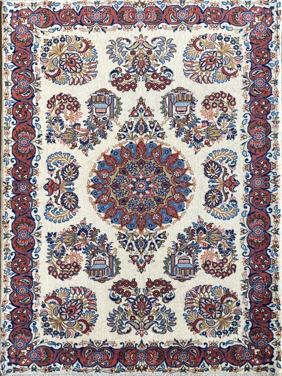 Superfine Hand-Knotted Persian Sarouq Carpet