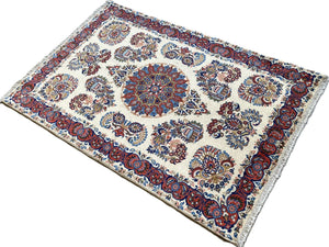 Superfine Hand-Knotted Persian Sarouq Carpet