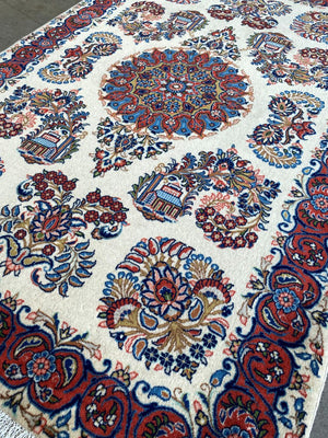 Superfine Hand-Knotted Persian Sarouq Carpet