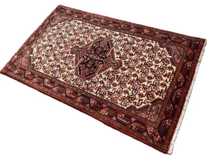 Hand-Knotted Tribal Persian Enjelas Rug