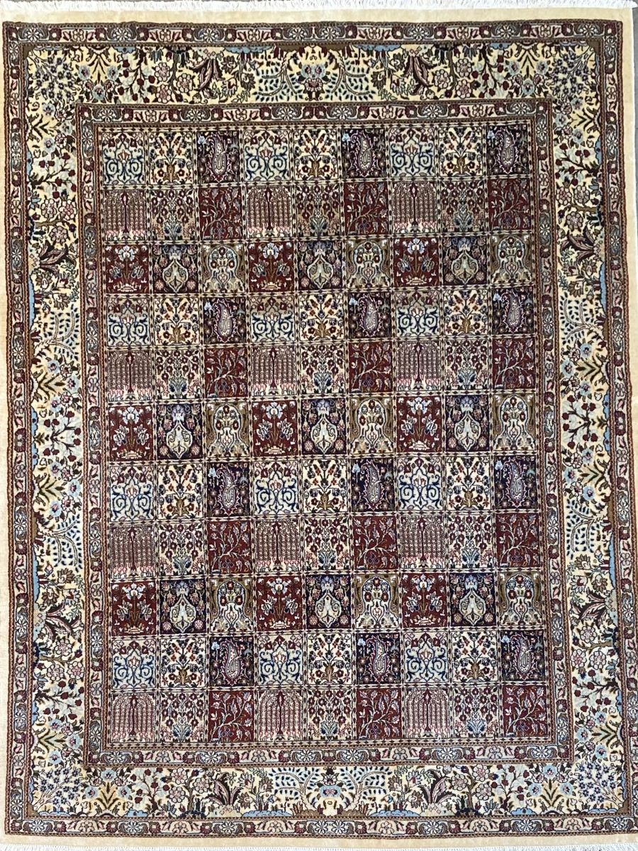 Fine Hand-Knotted Persian Birjand Mood Carpet