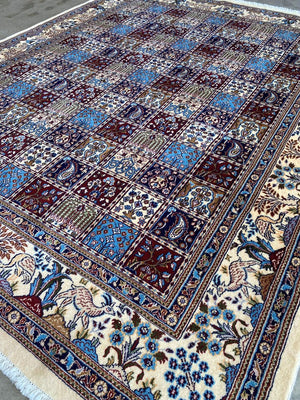 Fine Hand-Knotted Persian Birjand Mood Rug