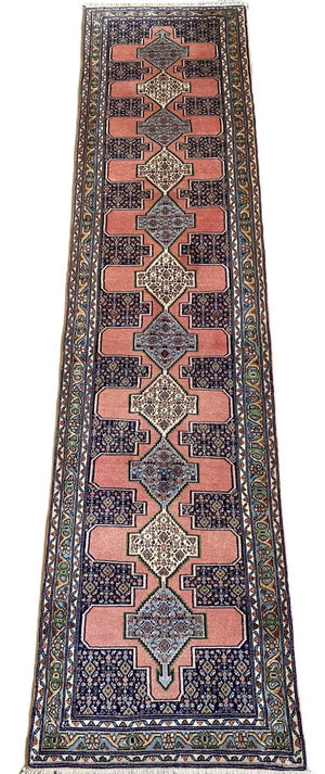 Handmade Tribal Persian Senneh Hall Runner