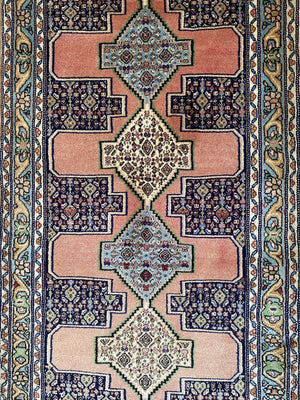 Handmade Tribal Persian Senneh Hall Runner