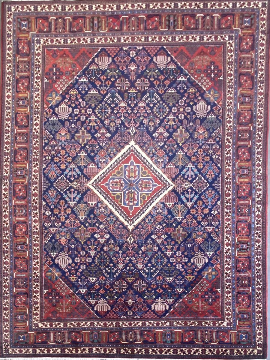 Superfine Hand-Knotted Persian Meymeh Carpet
