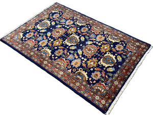 Superfine Hand-Knotted Persian Varamin Rug