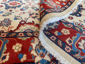 Hand-Knotted Persian Varamin Rug