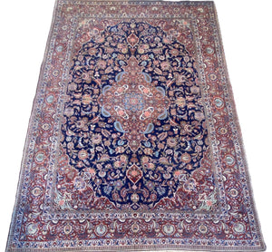 Fine Hand-Knotted Royal Persian Kashan Carpet