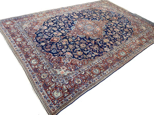 Fine Hand-Knotted Royal Persian Kashan Carpet